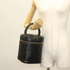 Secondhand Chanel Vanity pouch Black Leather Bags