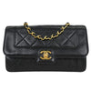 Chanel Vintage CC Chain Flap Bag Quilted Lambskin