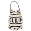 Secondhand Celine Teen Drawstring Plein Soleil Bucket Bag Canvas with