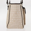 Secondhand Bvlgari Logomania Handbag Beige Canvas Bags