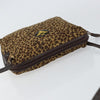 Bottega Veneta Vintage Shoulder Bag Leopard Print