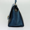 Secondhand Celine Trapeze Bag Blue Leather Bags