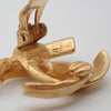Secondhand Chanel Vintage CC Round Button Clip-On Earrings