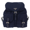 Secondhand Prada Vela Double Front Pocket Backpack Tessuto with Saffiano