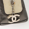 Chanel Biarritz Cosmetic Pouch Quilted Coated Canvas