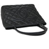 Chanel Medallion Tote Quilted Caviar