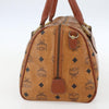 Secondhand MCM Visetos logogramme Handbag Canvas and