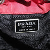 Secondhand Prada Front Pocket Buckle Backpack Re-Nylon and Shearling