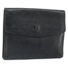 Secondhand Celine Clutch Bag Black Leather Accessories