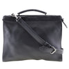 Secondhand Fendi Peekaboo Fit Bag Leather with Zucca Embossed