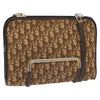 Christian Dior Vintage Trotter Shoulder Bag Canvas
