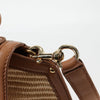 Salvatore Ferragamo Sofia Satchel Raffia with Leather