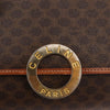 Secondhand Celine Vintage Macadam Circle Logo Shoulder Bag Canvas and