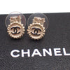 Chanel CC Round Earrings Metal