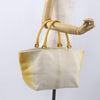Bottega Veneta Braided Handle Open Tote Bag Canvas with Leather