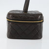 Secondhand Chanel Vanity pouch Black Leather Bags