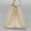 Secondhand Prada Canapa Tote White Canvas Bags