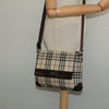 Secondhand Burberry Vintage Flap Crossbody Bag Haymarket