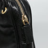Prada SHOULDER BAG NYLON BLACK GOLD