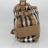 Secondhand Burberry Parsons Hobo House Check Canvas and