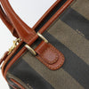 Secondhand Fendi Vintage Pequin Convertible Boston Bag