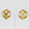 Chanel Vintage CC Clip-On Earrings Metal
