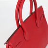 Secondhand Hermes Birkin Handbag Red Epsom with Palladium Hardware