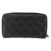 Chanel Zip Around Organizer Wallet Quilted Lambskin