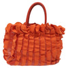 Prada Open Tote Ruffled Tessuto