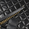 Chanel Gold Bar Tote Quilted Aged Calfskin