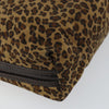 Bottega Veneta Vintage Shoulder Bag Leopard Print
