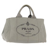 Secondhand Prada Canapa Tote Gray Canvas Bags