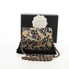 Secondhand Chanel Flap Card Holder on Chain Quilted Printed