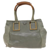 Secondhand Chloe Ethel Handbag Gray Leather Bags