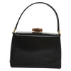 Gucci Vintage Convertible Bamboo Box Crossbody Bag Leather