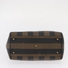 Fendi Vintage Pequin Convertible Boston Bag Coated Canvas