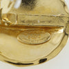 Secondhand Chanel Vintage CC Quilted Round Button Clip-On Earrings