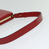Secondhand Celine Shoulder Bag Red Leather Bags
