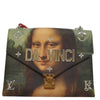 Louis Vuitton Chain Shoulder Bag Limited Edition Jeff Koons Da Vinci Print Canvas