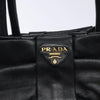 Secondhand Prada Bow Tote Black Leather Bags