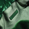 Secondhand Prada Beads Pouch Green Velvet Accessories