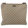Gucci Flat Messenger Bag GG Canvas