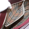 Secondhand Burberry Shoulder Bag Burgundy Leather Bags