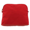Secondhand Hermes Bolide Pouch Red Canvas Accessories