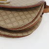 Secondhand Celine Vintage Macadam Circle Logo Shoulder Bag Canvas and