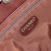 Chanel Vintage Wood Top Handle Bag Raphia