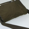 Secondhand Prada Logo Messenger Bag Tessuto