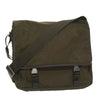 Secondhand Prada Logo Messenger Bag Tessuto