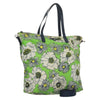 Secondhand Prada Convertible Tote Printed Tessuto with Saffiano