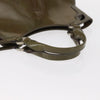 Secondhand cartier Marcello Handbag Khaki Patent Leather Bags